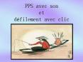 PPS avec son et d PowerPoint PPT Presentation