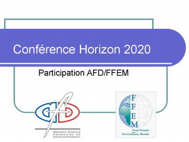 Confrence Horizon 2020