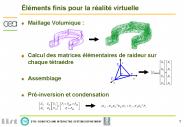 lments finis pour la ralit virtuelle
