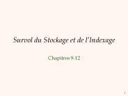 Survol du Stockage et de l