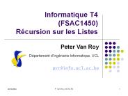 Informatique T4 (FSAC1450) R