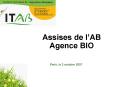 Assises de lAB Agence BIO PowerPoint PPT Presentation