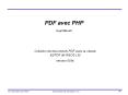 PDF avec PHP PowerPoint PPT Presentation