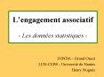 Lengagement associatif Les donnes statistiques PowerPoint PPT Presentation