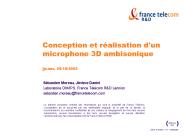 Conception et r