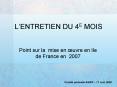 LENTRETIEN DU 4E MOIS PowerPoint PPT Presentation