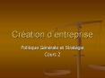Cration dentreprise PowerPoint PPT Presentation