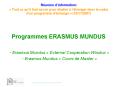 Programmes ERASMUS MUNDUS PowerPoint PPT Presentation