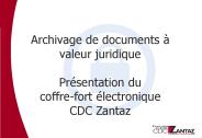 Archivage de documents