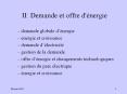 II: Demande et offre d'nergie PowerPoint PPT Presentation