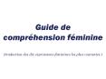 Guide de comprhension fminine traduction des dix expressions fminines les plus courantes PowerPoint PPT Presentation