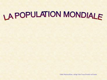 Aucun titre de diapositive