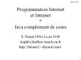 Java Par L'exemple : Le serveur PowerPoint PPT Presentation