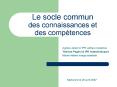 Le socle commun des connaissances et des comp PowerPoint PPT Presentation