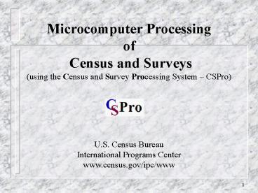 Handbook on Population and Housing Census Editing