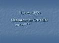 11 janvier 2008 Mes adieux au CNPMEM PowerPoint PPT Presentation