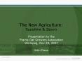 The New Agriculture: Sunshine PowerPoint PPT Presentation