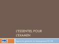 Lessentiel pour lexamen PowerPoint PPT Presentation