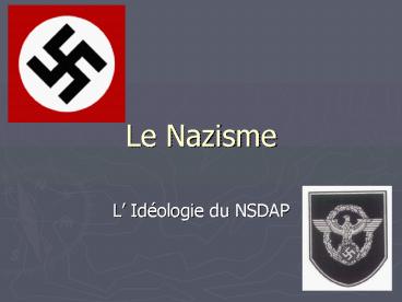 Le Nazisme
