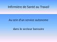 Infirmire de Sant au Travail PowerPoint PPT Presentation