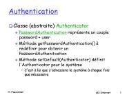 Authentication