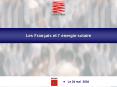 Les Franais et l nergie solaire PowerPoint PPT Presentation