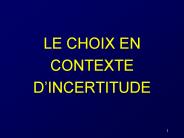 LE CHOIX EN CONTEXTE D