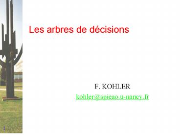 Les arbres de dcisions