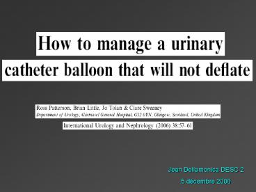 Jean Dellamonica DESC 2