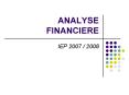 ANALYSE FINANCIERE PowerPoint PPT Presentation
