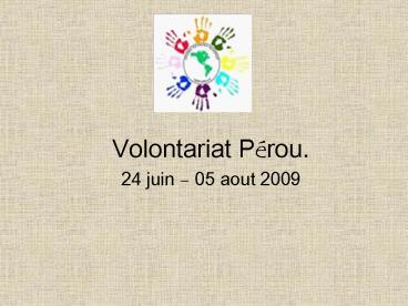 Volontariat Prou'