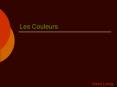 Les Couleurs PowerPoint PPT Presentation