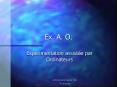 Ex' A' O' PowerPoint PPT Presentation