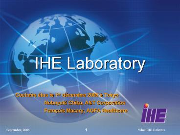 IHE Laboratory