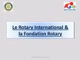 Le Rotary International PowerPoint PPT Presentation