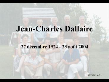 Jean-Charles Dallaire