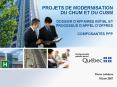 PROJETS DE MODERNISATION DU CHUM ET DU CUSM DOSSIER DAFFAIRES INITIAL ET PROCESSUS DAPPEL DOFFRES CO PowerPoint PPT Presentation