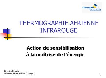 THERMOGRAPHIE AERIENNE INFRAROUGE