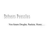 Nos futurs Drogba, Pauleta, Henry,