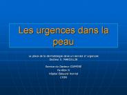 Les urgences dans la peau