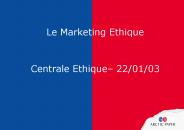 Le Marketing Ethique