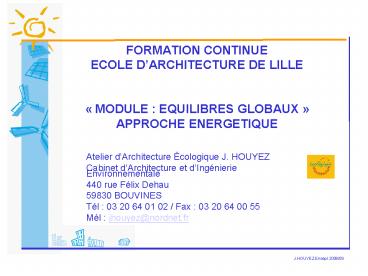 J'HOUYEZ Ensapl 200809