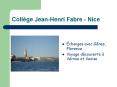 Collge JeanHenri Fabre Nice PowerPoint PPT Presentation