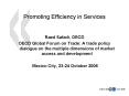 Promoting Efficiency in Services PowerPoint PPT Presentation