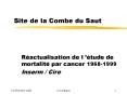 Site de la Combe du Saut PowerPoint PPT Presentation