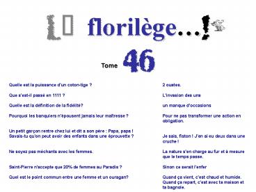 Prsentation PowerPoint