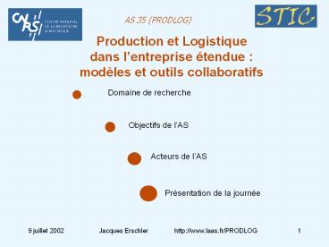 Production et Logistique dans l