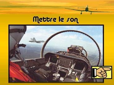 Un petit tour en avion