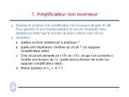 1. Amplificateur non inverseur