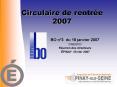 Circulaire de rentre 2007 PowerPoint PPT Presentation